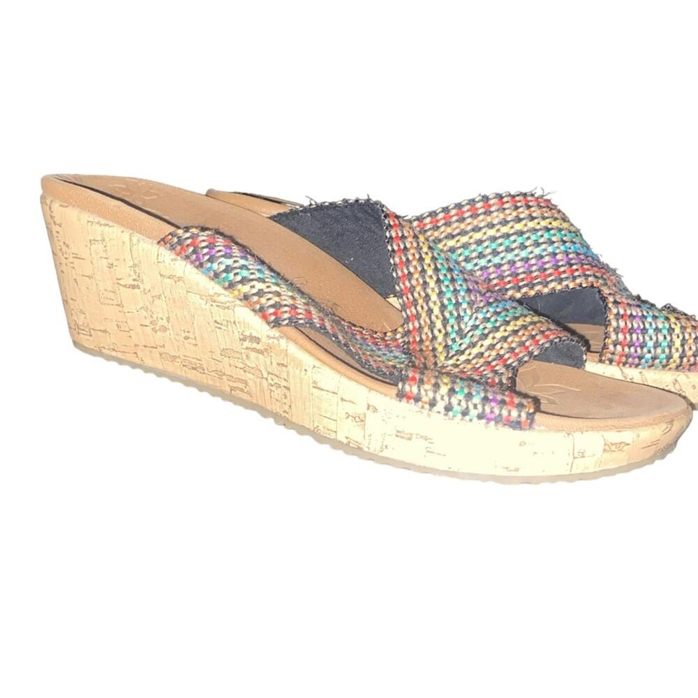 Skechers foam women’s wedge sandals size 8.5